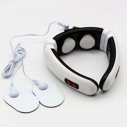 AlivioFlex™ Masajeador Cervical eléctrico cuello y espalda